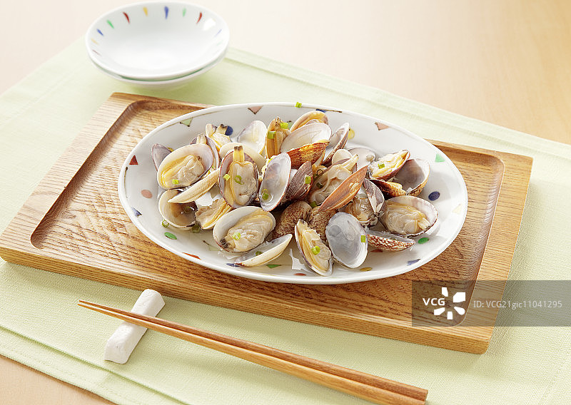 清酒蒸蛤蜊图片素材