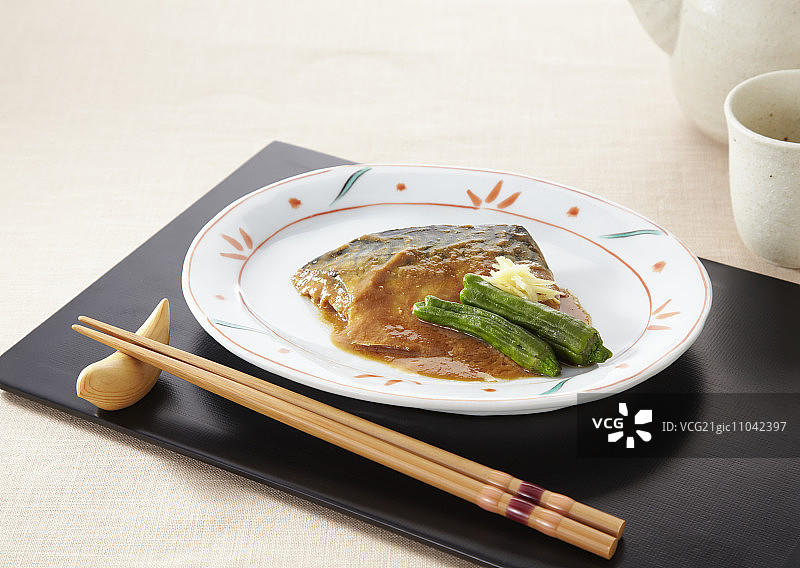 味噌炖鲭鱼图片素材