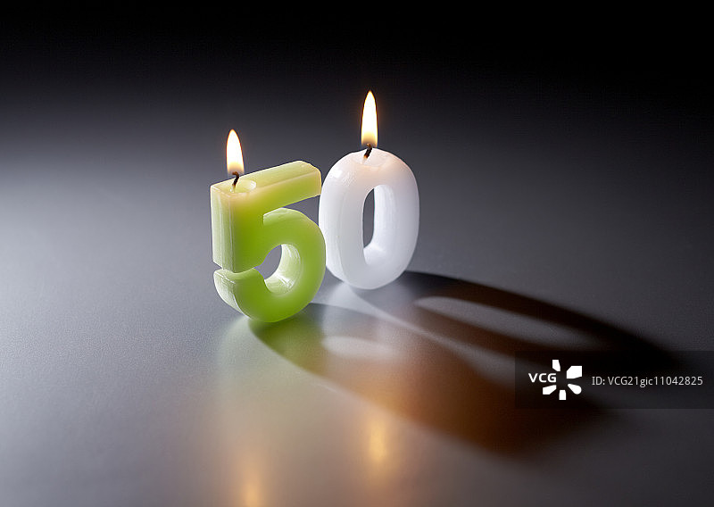 数字蜡烛图片素材