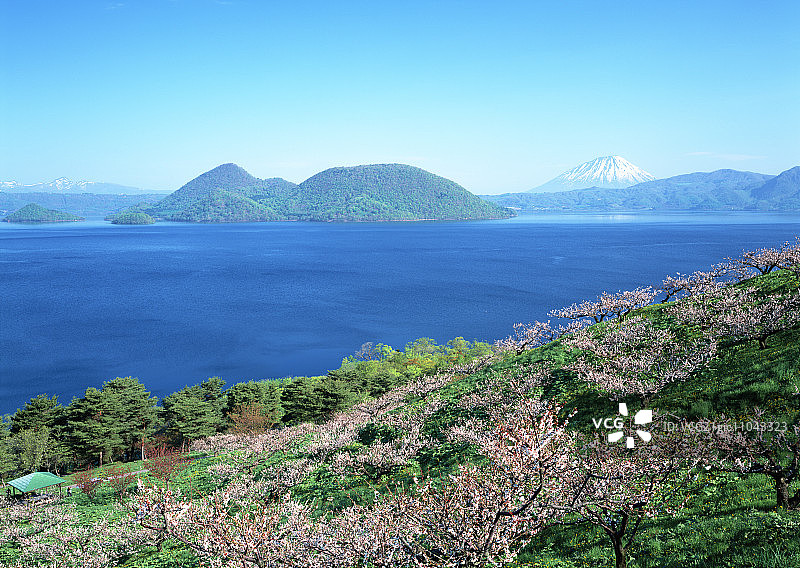 洞爷湖风光图片素材
