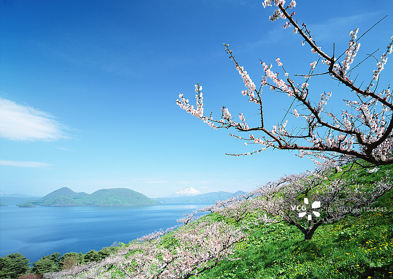 洞爷湖风光图片素材