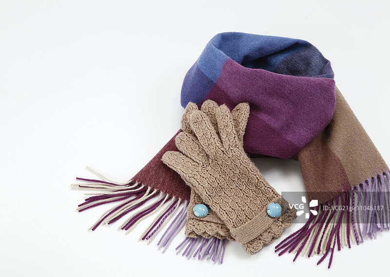 围巾和手套图片素材