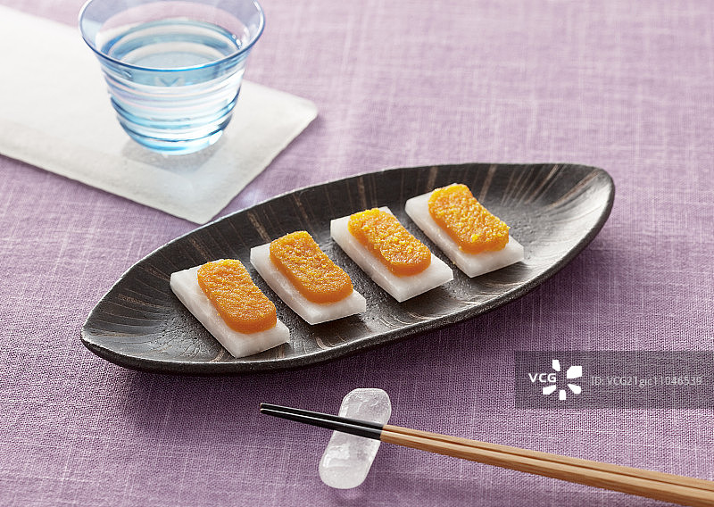 干制咸鲻鱼籽图片素材