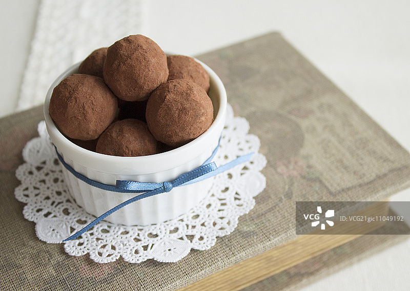 巧克力松露图片素材