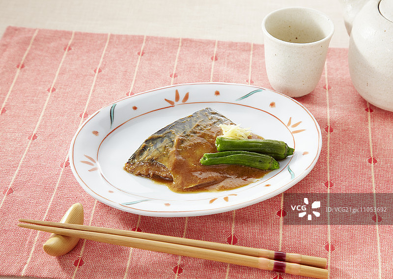 味噌炖鲭鱼图片素材