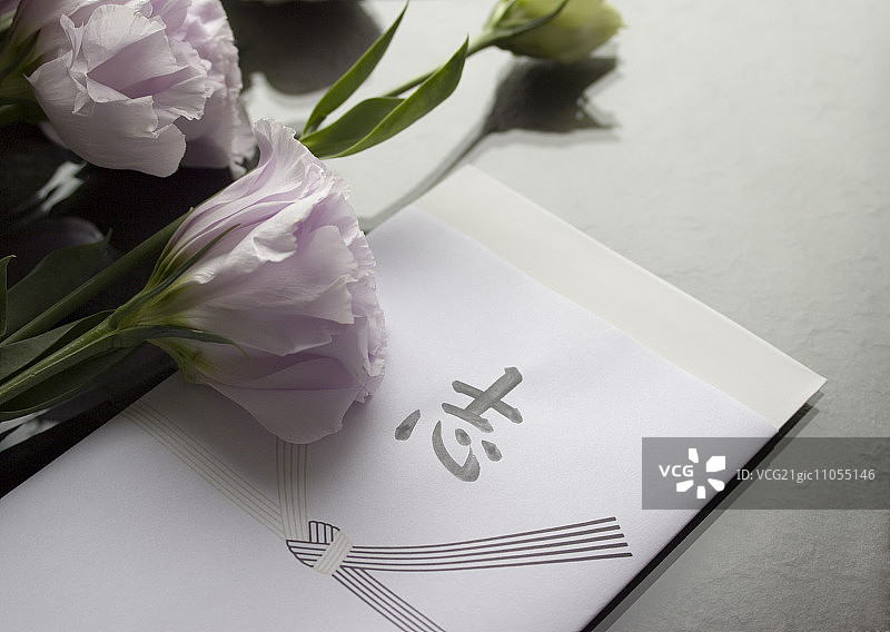 奠仪返还（哀悼图像）图片素材