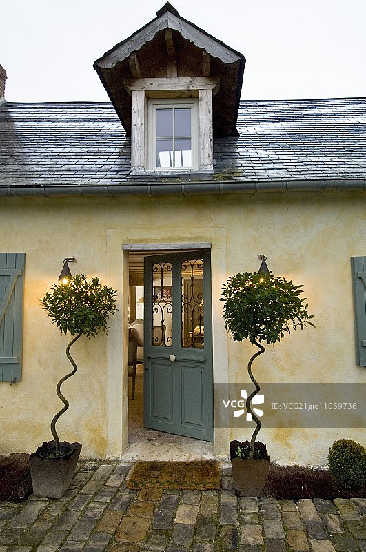 法国北部乡村房屋图片素材