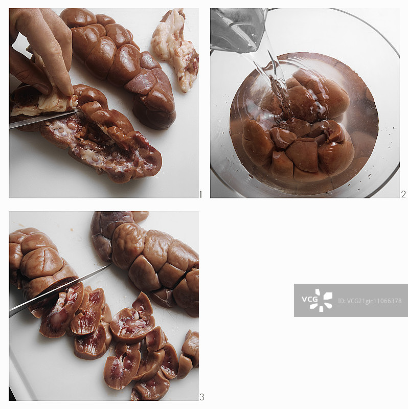 准备肾脏食材图片素材