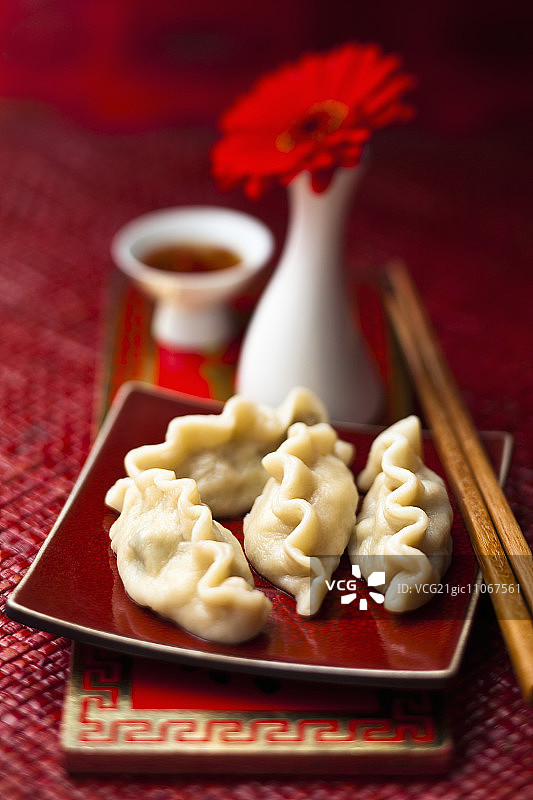 饺子（猪肉馅，中国）图片素材
