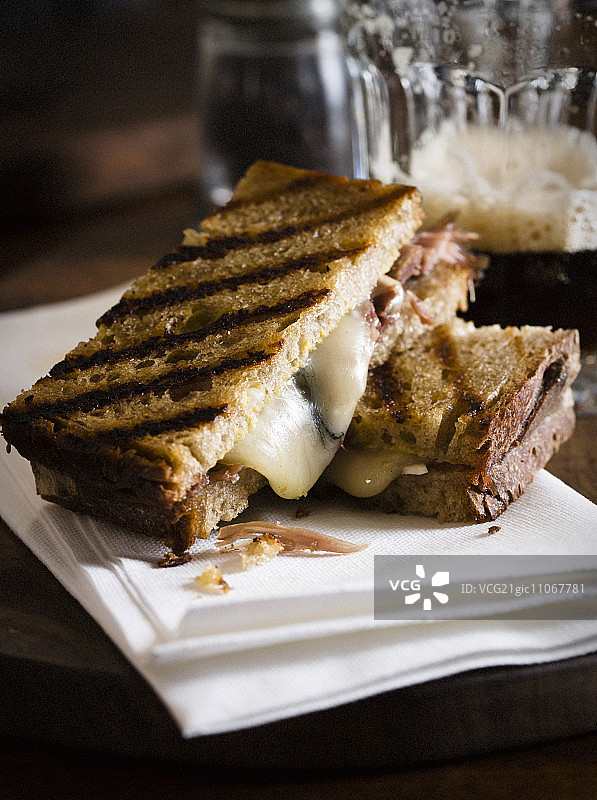 烤三明治图片素材