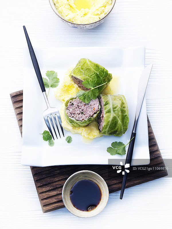 亚洲卷心菜卷图片素材