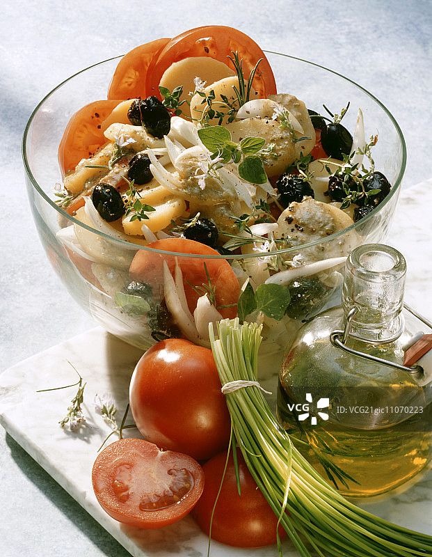 普罗旺斯沙拉图片素材