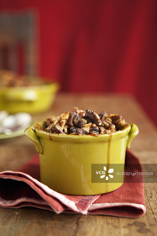 一份不含麸质的苹果脆饼图片素材