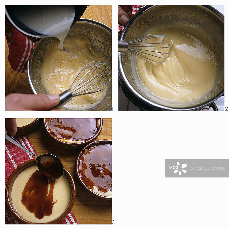 制作加泰罗尼亚奶油图片素材