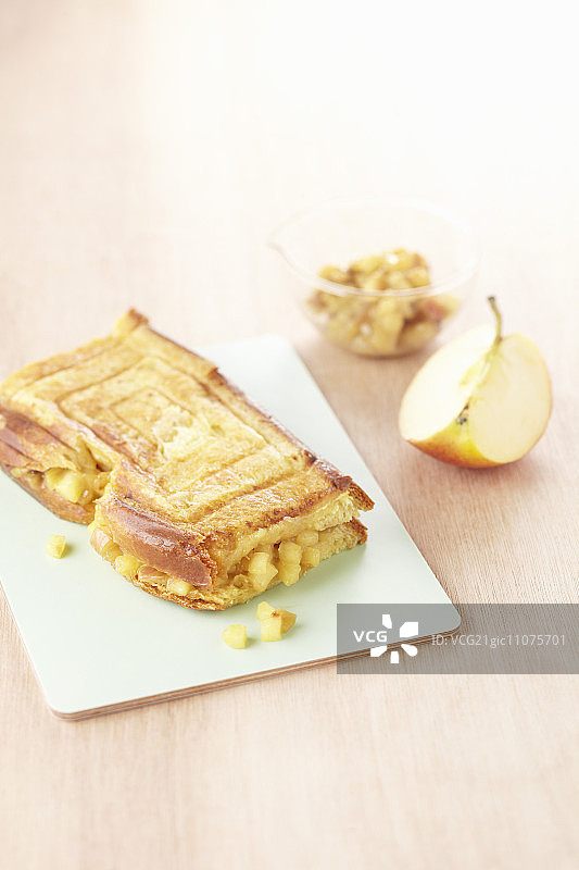 苹果馅法式吐司图片素材
