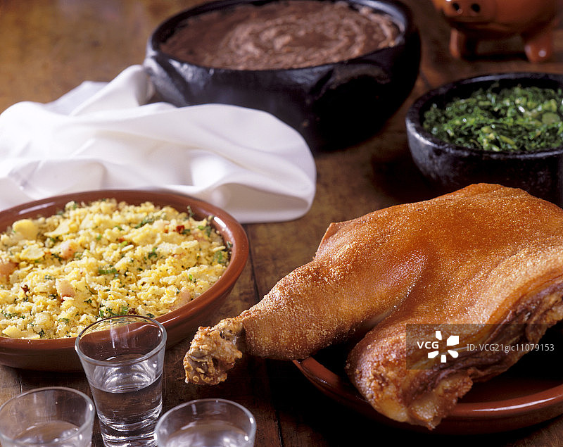 巴西猪肉菜肴图片素材