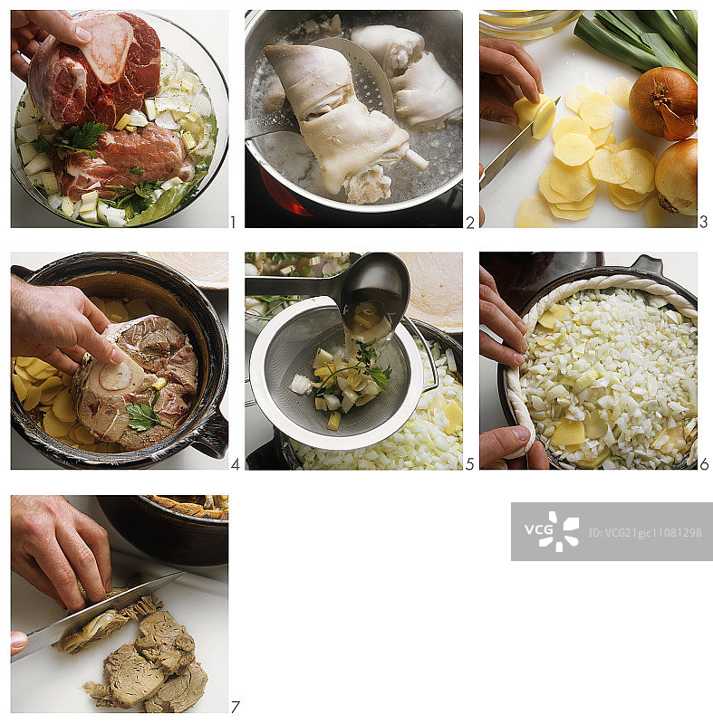 制作肉类炖菜图片素材