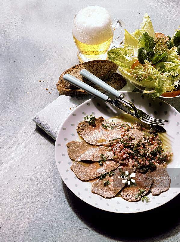 油醋汁牛肉图片素材