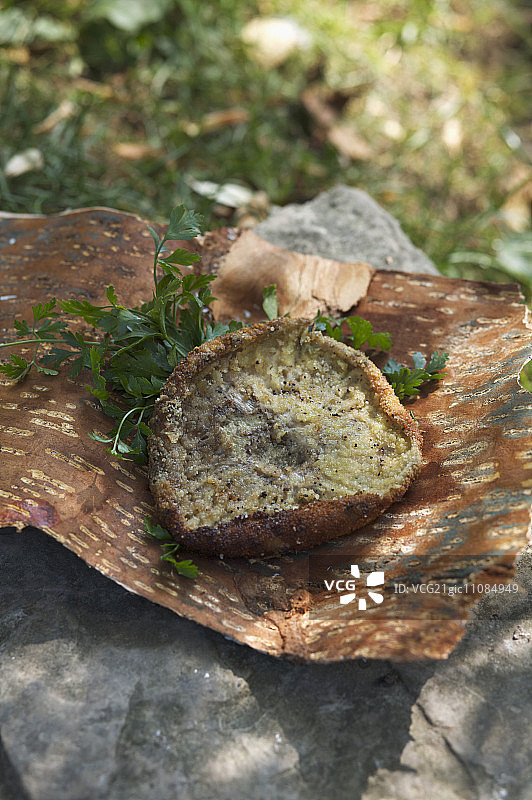 油炸大蘑菇图片素材
