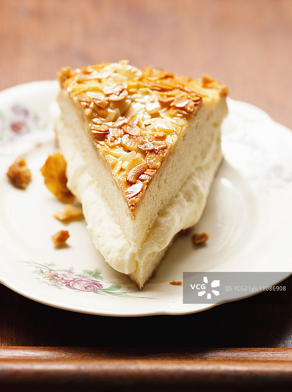 蜂蜜杏仁蛋糕图片素材