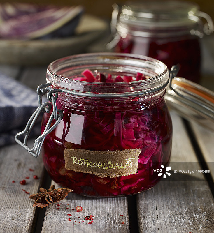 红甘蓝凉拌卷心菜图片素材