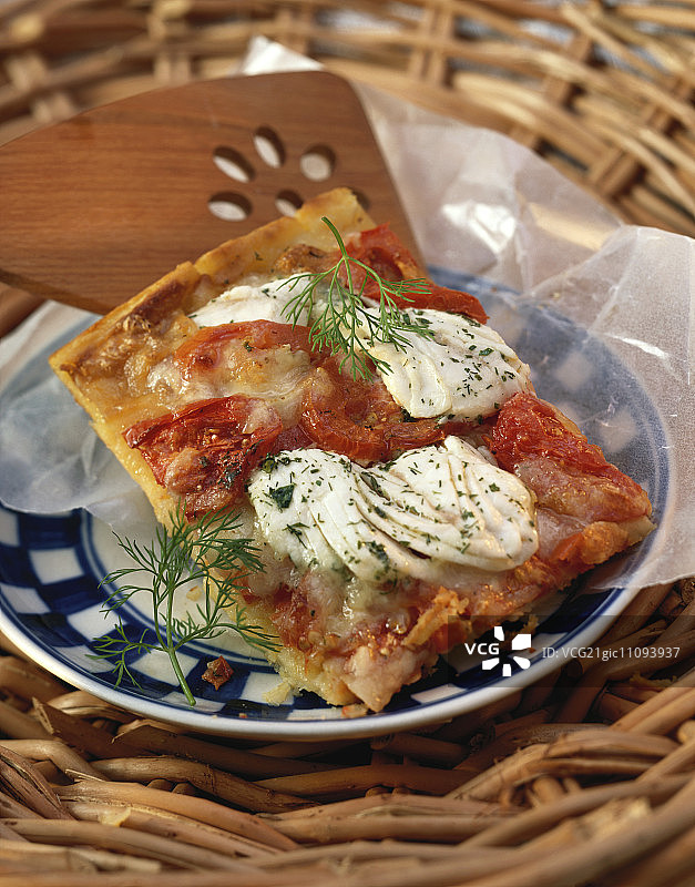 土豆鳕鱼披萨图片素材