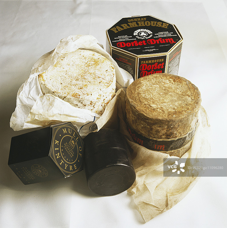 来自英国的三种奶酪图片素材