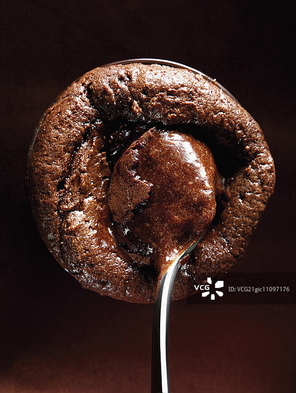 巧克力舒芙蕾图片素材