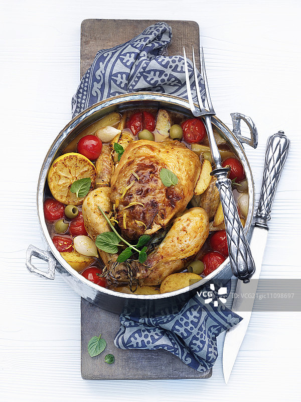 摩洛哥柠檬鸡图片素材