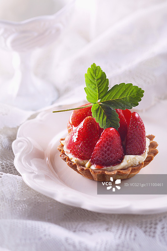 草莓挞图片素材