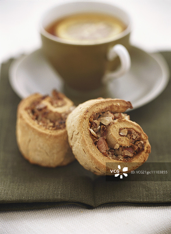 榛子面包图片素材