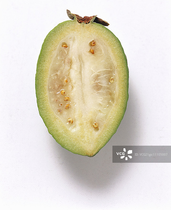 半个费约果（菠萝番石榴）图片素材