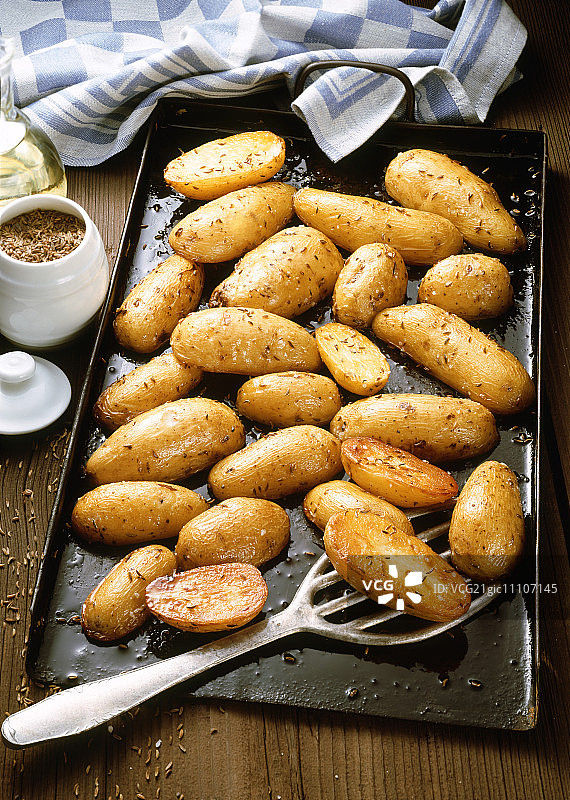 烤土豆图片素材