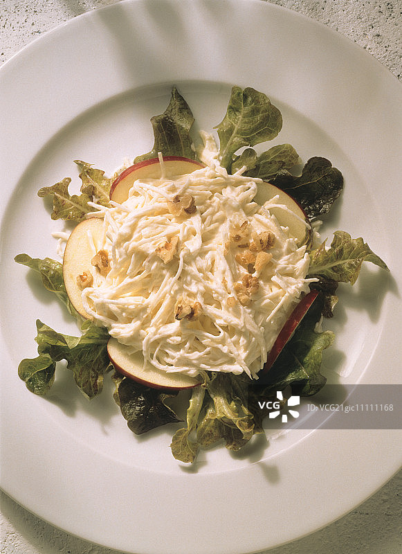 华尔道夫沙拉图片素材