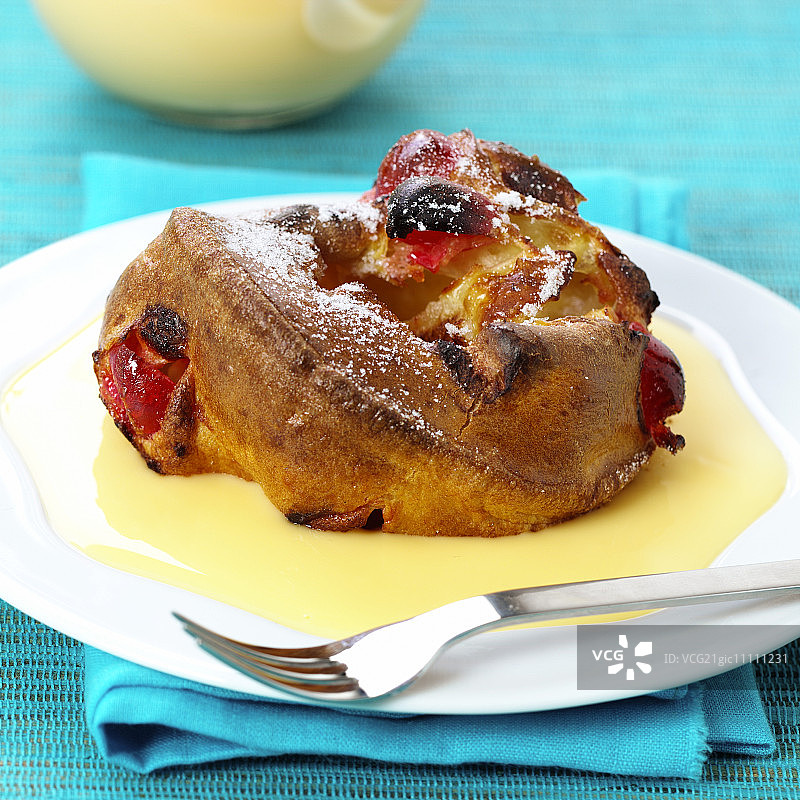 蜜饯水果蛋奶面包布丁图片素材