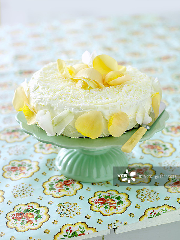 柠檬凝乳蛋糕图片素材