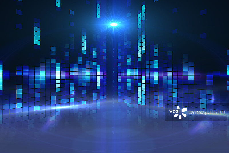 蓝色迪斯科背景图片素材