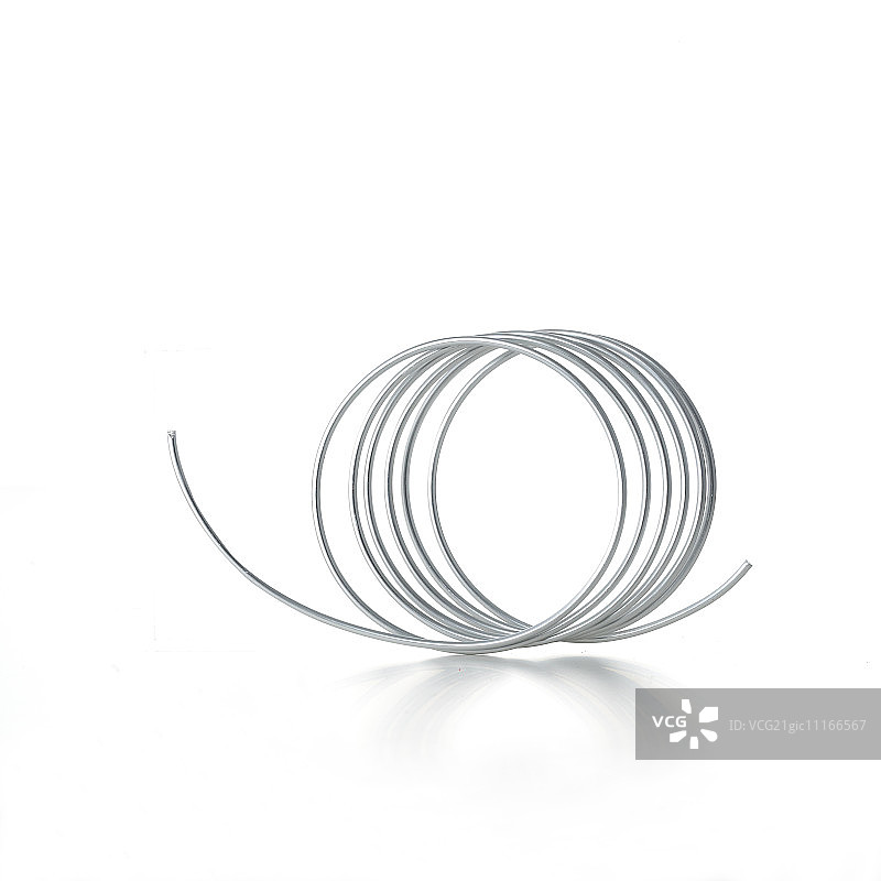 盘绕的电线图片素材