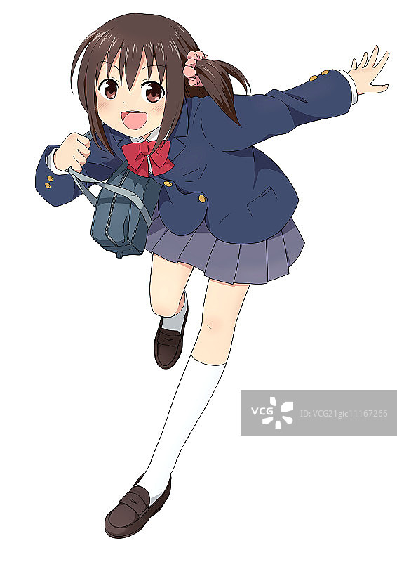 活泼的女学生图片素材