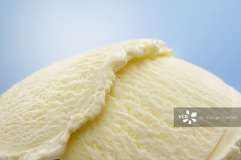 香草冰淇淋特写图片素材