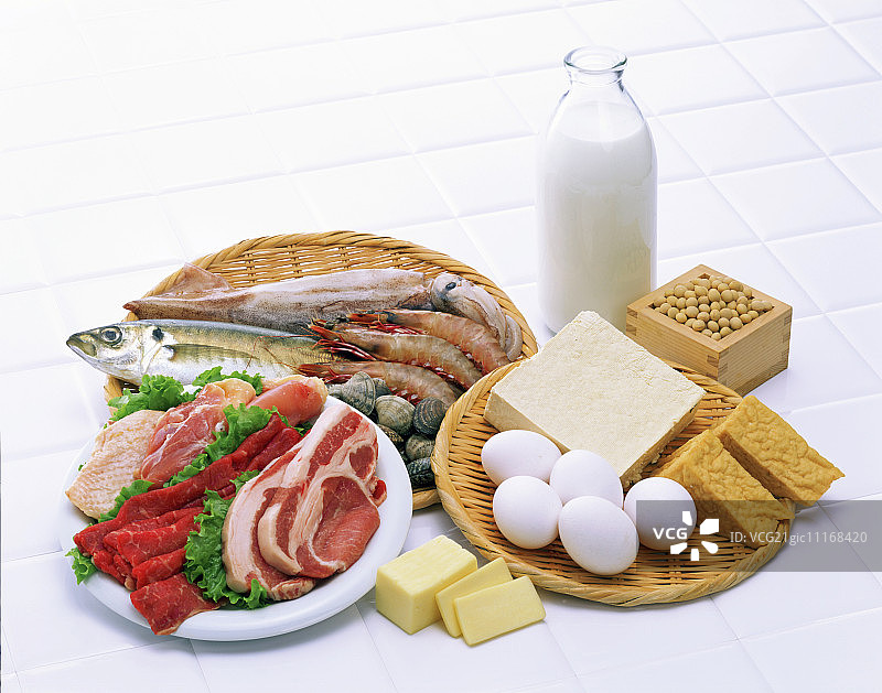 含有蛋白质的食物图片素材