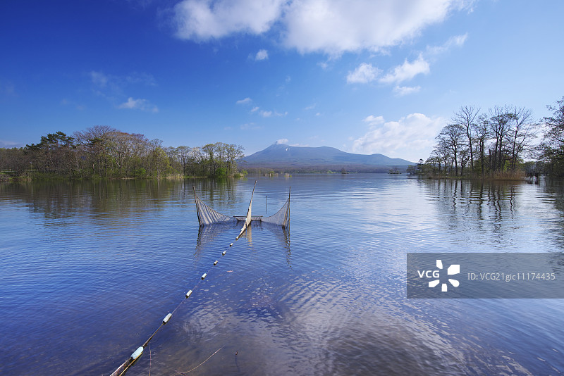 日本北海道大沼图片素材
