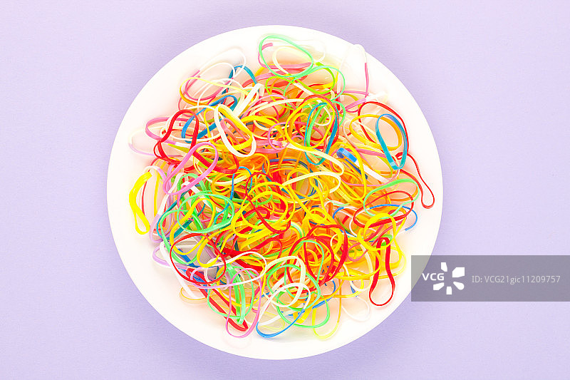 五彩发圈图片素材