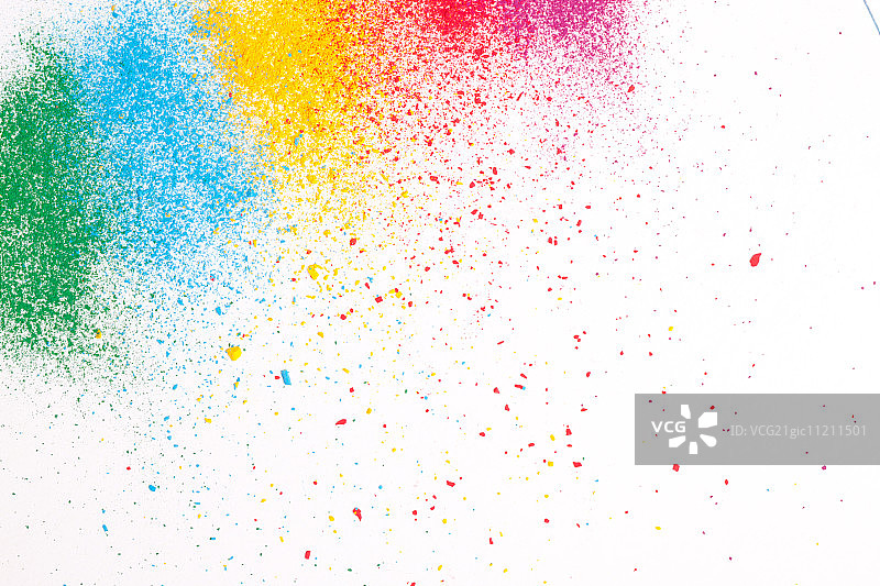 彩色粉蜡笔图片素材