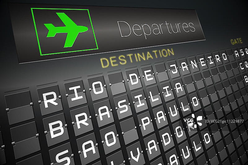 为南美洲数字生成的出发板图片素材