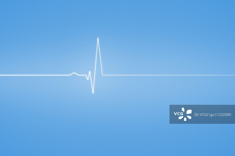 蓝色心电图线的医疗数字背景图片素材