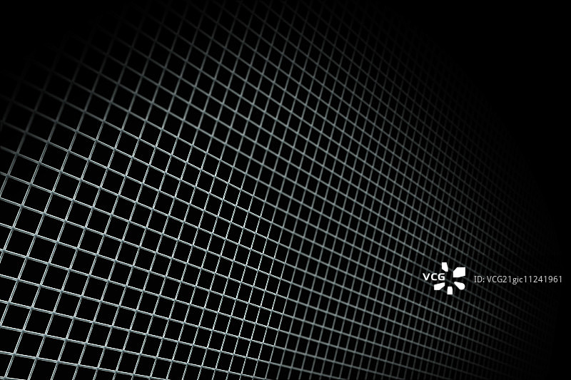 数字合成的深黑色和灰色网格图案图片素材