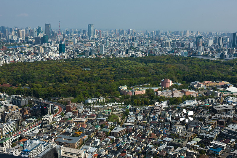 日本东京城市景观图片素材