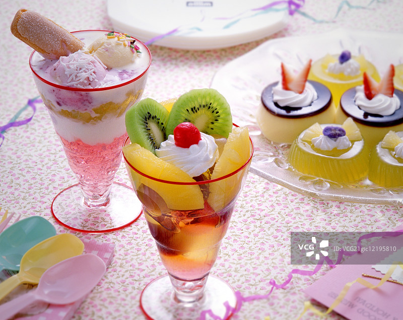 水果冻糕图片素材