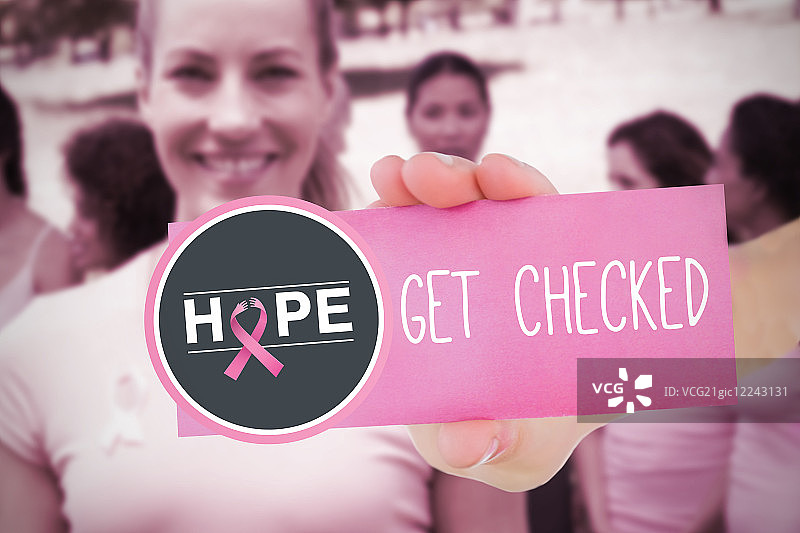 乳腺癌防治宣传合成图图片素材